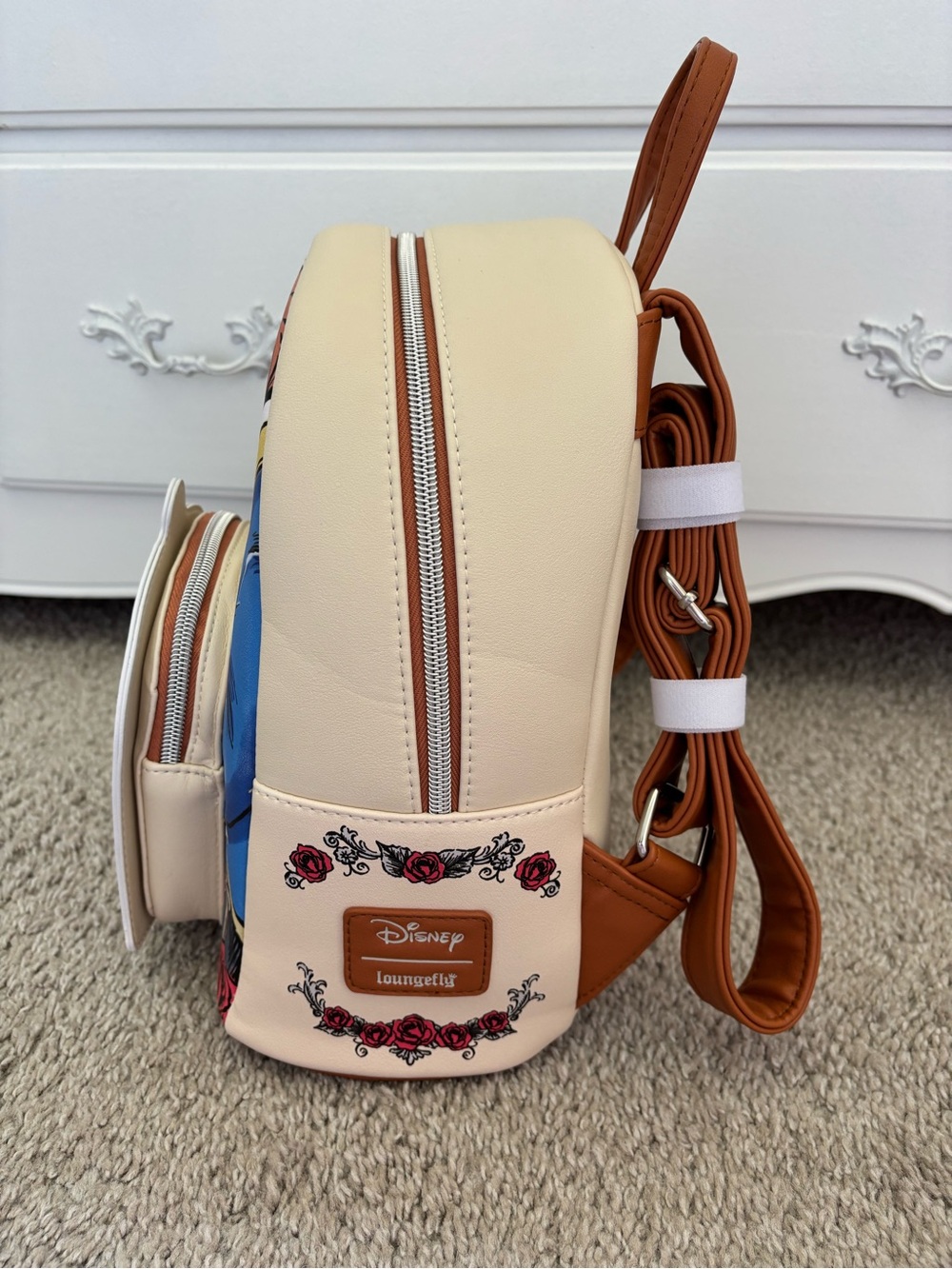 Loungefly Beauty and the Beast Backpack and matching wallet - Picture 5 of 10